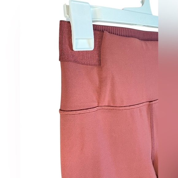 Athleta womens Aura Heel Tight in Powervita maple red color sz XS preloved - Picture 8 of 12